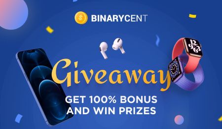 Promoção de Depósito Binarycent – ​​Bônus e Termos de até 100%