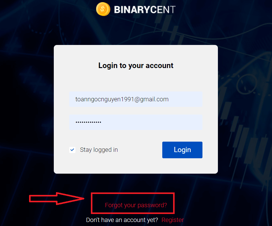 如何在 Binarycent 中注册和登录帐户