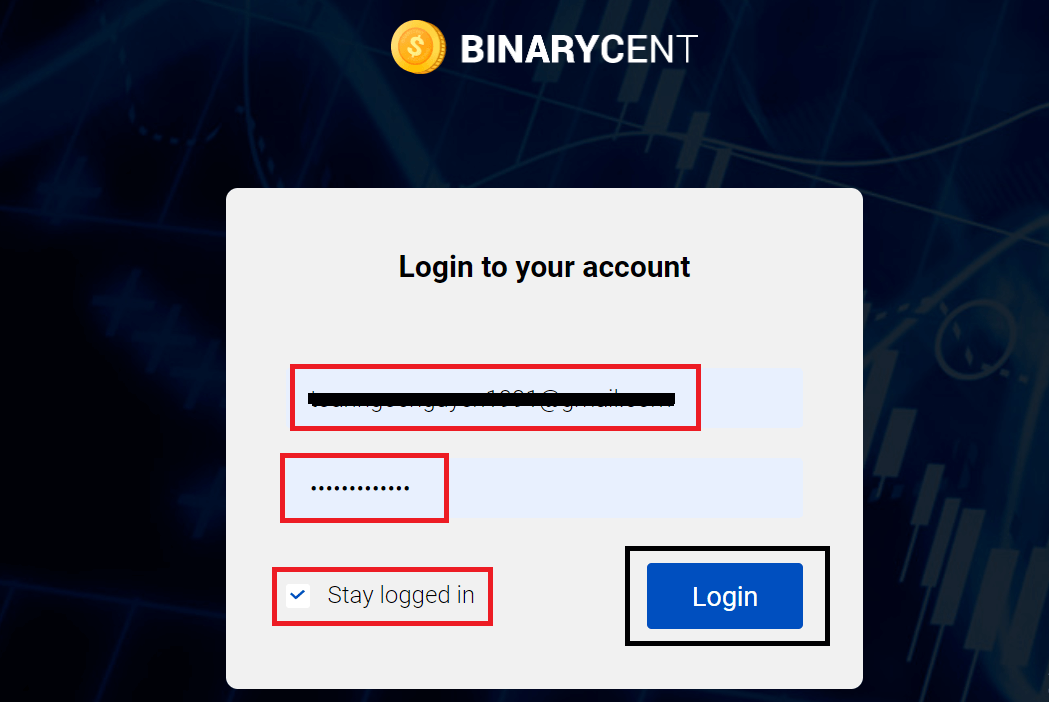 How to Open Account and Withdraw Money at Binarycent